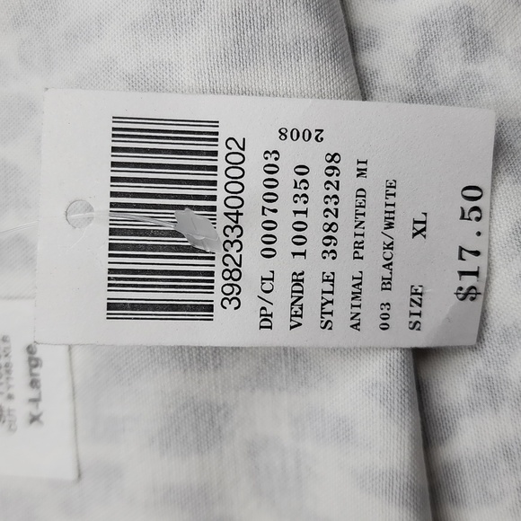 Wet Seal Black & White Leopard Cheetah Print Mini Skirt New with Tags - Picture 7 of 7